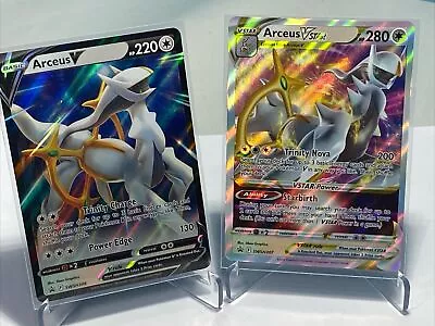 Pokemon TCG Arceus VSTAR + Arceus V SWSH306 SWSH307  Black Star Promo. • $9.90