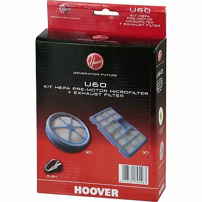 Genuine HOOVER RUSH TCR Range Vacuum Cleaner U60 HEPA & EXHAUST FILTERS 35600936 • £18.49