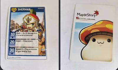 Sherman 240Hp MapleStory Card 2007 Wizards/Neon • $22