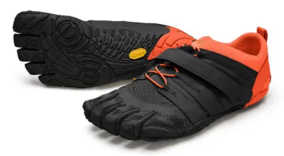 Vibram Fivefingers V-Train 2.0 Black/Orange Men's Sizes EU 40-49 NEW!!! • $129.95