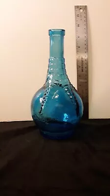 Vintage Wheaton Blue Ball And Claw Bitters Bottle   Indian Drug Specialty Co.  • $25