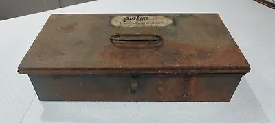 Vintage Perkins L Series Industrial Diesel Tool Kit Tin For Restoration. • $63.13