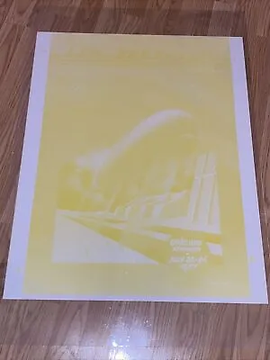 $1500 • Buy Led Zeppelin Oakland Coliseum 1977 Original Concert Poster Part Printing Process