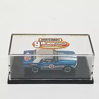 1/64 Matchbox Ford Mustang GTCS 1968 9th MCCH Annual Gathering Of Friends Dinner • $299.95