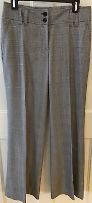 EUC WOMEN’S MICHAEL KORS MIDRISE WIDE LEG HOUNDSTOOTH PANTS Size 6 30”W 32”I 9”R • $10