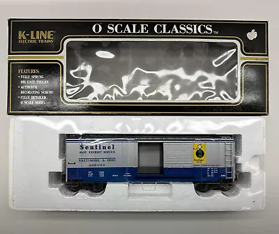 O K-Line Box Car Train K761-1091 Baltimore & Ohio B&O Sentinel Service #466098 • $31.99