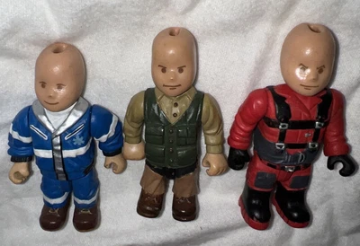 $4.99 • Buy Mighty World Action Figure Emergency Firefighter EMT Fisherman Playthings NO HAT