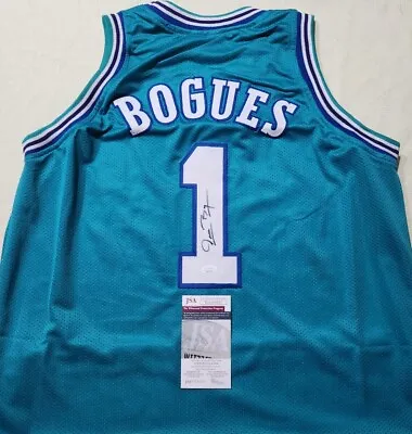 Muggsy Bogues Signed Custom Jersey Auto Autograph Certified Size XL JSA • $64.99