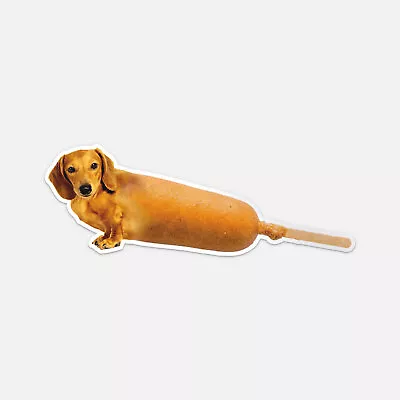 Corn Dog Meme Sticker Vinyl Car Bumper Decal • $3.84