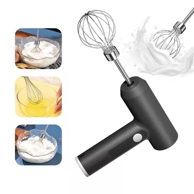 Handheld Electric Food Mixer 3 Speed Egg Food Mixer Baking Cake Kitchen Tool • £16.80