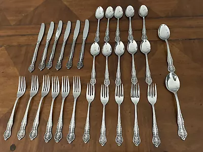 Vintage 29 Piece Stanley Roberts Stainless Flatware Design Charles Iv • $45