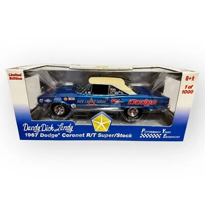 ERTL Dandy Dick Landy 1967 Dodge Coronet R/T Super/Stock 1:18 Drag Car 1 Of 1000 • $250