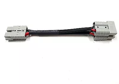 $19.95 • Buy Anderson Plug Double Adapter Extension 50 Amp 50a 12volt Y Cable Lead Crimped 