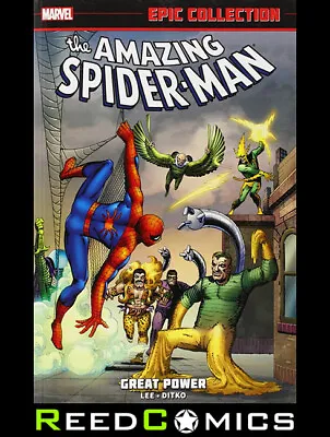 AMAZING SPIDER-MAN EPIC COLLECTION GREAT POWER PAPERBACK (504 Pages) Paperback • £34.99