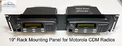 19  Rack Mounting Panel For MOTOROLA CDM Mobiles - Dual Radios CDM750 1250 1550 • $87.94