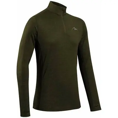 £16.95 • Buy More Mile Mens Half Zip Training Top Long Sleeve Sports Fitness Running Jersey