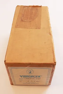 Vintage Vibroplex Original Standard Telegraph Morse Key Cod Boxed  1990 • $319