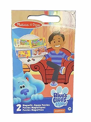 Mellissa And Doug Blue's Clues And You.  2 Magnetic Jigsaw Puzzles Book • $8