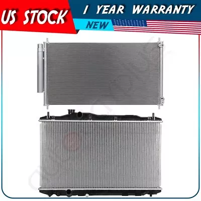 Radiator And AC Condenser Kit For 2012 2013 2014 2015 Honda Civic • $99.99