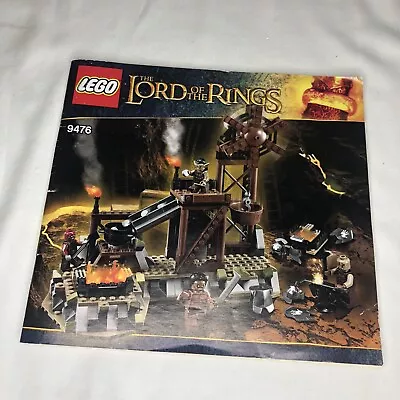 Lego 9476 The Orc Forge Lord Of The Rings Hobbit; No Bricks. ONLY INSTRUCTIONS • $12