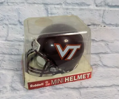 Riddell Virginia Tech Hokies Non-Speed Mini-Helmet QB Mask B6 • $41.65