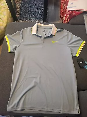 NWT-   Nike  Polo Shirt 2014 Mens L  Tennis Vintage Grigor Dimitrov  • $175