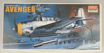 (458) 1980's 1/72nd Academy Grumman Avenger + Kitbits TBM-3W Conversion • £25