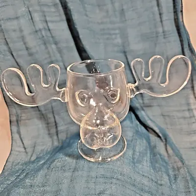 National Lampoon's Christmas Vacation Glass Moose Mug 8 Ounce GRISWOLD 8  X 4  • $17.55