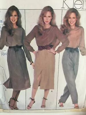 Vogue 2064 Pattern-American Designer Calvin Klein Skirt Pants Sz 12 UNCUT • $11.99