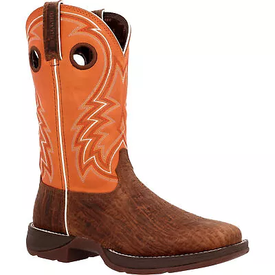 Rebel™ By Durango® Cedar Bark And Monarch Orange Western Boot • $106.55