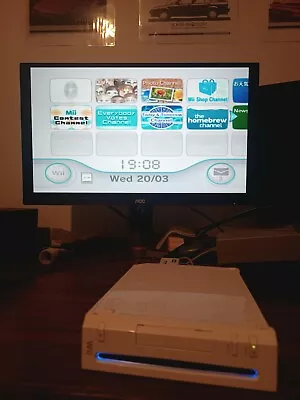 Nintendo Wii Console - White Japanese Homebrewed • $30