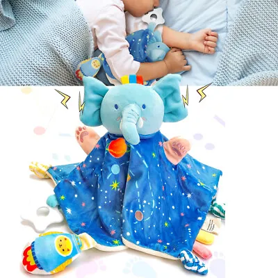 0 3 6 Month Baby Comforter Blanket Security Soft Toy Boy Girl Sensory Teething • £8.99