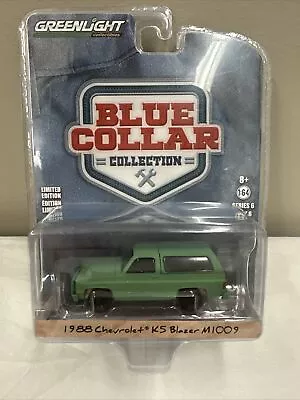 Greenlight 1/64 1988 Matt Green Chevrolet K5 Blazer M1009 Diecast 35140d Chase • $5.95