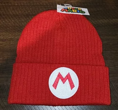 Super Mario Bros Red Knit Hat Offical Nintendo Headwear OZFM NEW Movie 2023 • $29.99