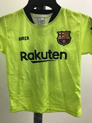 Soccer FC Barcelona Kids. Messi. Set Para Ninos De FC Barcelona. Size 4. Neon. • $24.99