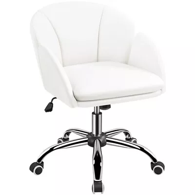 Home Office Desk Chair Cute Makeup Vanity Chair Rolling Chair With Armrests  • £35