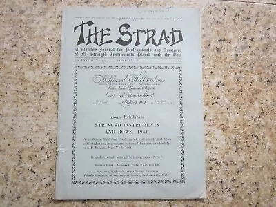 February 1968 THE STRAD Blaz Demsar George Wulme Hudson Kato Havas (Psalli). • $3.79