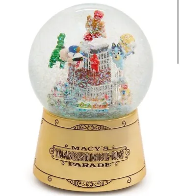 Macy's Thanksgiving Day Parade 2023 Musical Snow Globe New In Hand • $170