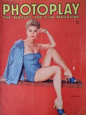 Photoplay Dec 1956  Marilyn Monroe Ad James Dean Jayne Mansfield Judy Garland • £5