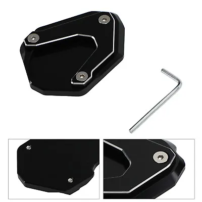 Kickstand Side Stand Extension Pad For BMW R NINE T 2014-17 R1200RT 04-13 Blk UK • £14.38