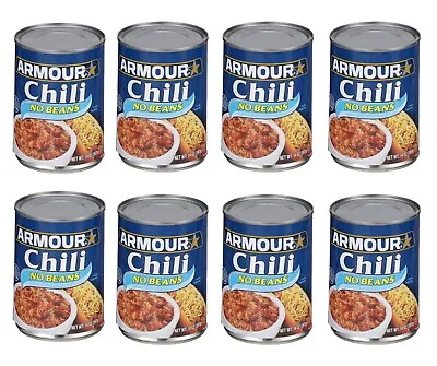 8 Cans Armour Star Chili With No Beans Quick & Easy Canned Food 14 OZ  (8 Pack) • $48.98