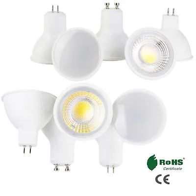 LED COB Spotlights MR16 GU10 GU5.3 5W 6W 7W 9W Spot Light Bulb Ultra Bright Lamp • $4.67