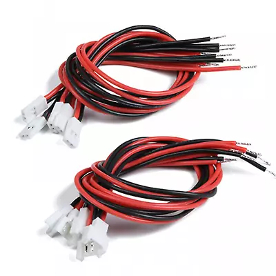 200mm Molex 2.0 2-Pin Male And Female Connector Pre-Wired Silicone Cable (5 Pair • $5.99