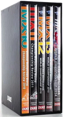 WORLD MOTOCROSS CHAMP 2010-14 DVD BOXSET. 5 DVDs. MX. 35 HRS. DUKE VIDEO MX1014N • $79.95