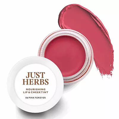 Just Herbs Nourishing Lip & Cheek Tint Blush For Women Pink Forever Shade • $16.86