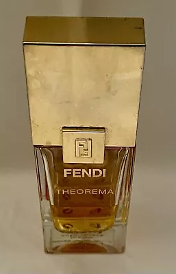 Fendi Theorema Eau De Parfum EDP 1 Oz 30 Ml 40% Full VTG Tester Rare Made Italy • $78