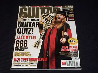 2007 November Guitar World Magazine - Zac Wylde Front Cover - E 958 • $49.99