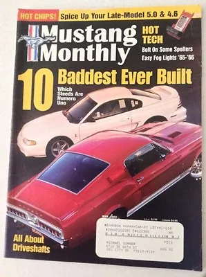 Mustang Monthly Magazine 10 Baddest Builds Ever May 2002 041217nonrh • $17.99