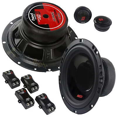 Cerwin Vega 2-Way Component 6.5  Speaker Set Silk Dome Tweeter Mesh Grill H765C • $69.94