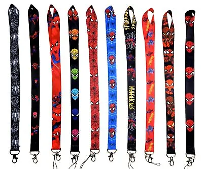 Spider-Man Themed Lanyards W/ Clip - Marvel ID Badge Holder ~ Brand New Lanyard • $10.45